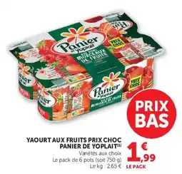Super U Panier de Yoplait offre