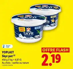Lidl YOPLAIT Skyr pot offre