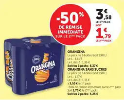 Super U ORANGINA offre