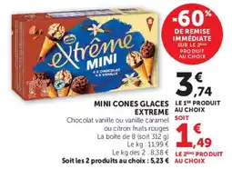 Hyper U Nestlé Mini Cones Glaces Extreme offre