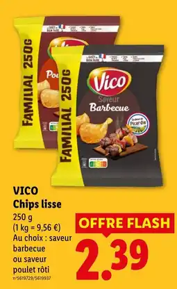 Lidl VICO Chips lisse offre