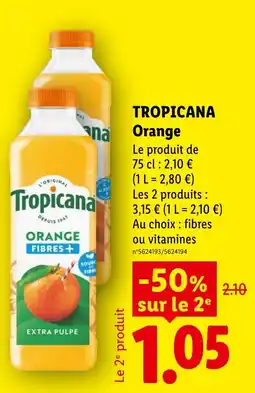 Lidl Tropicana Orange offre