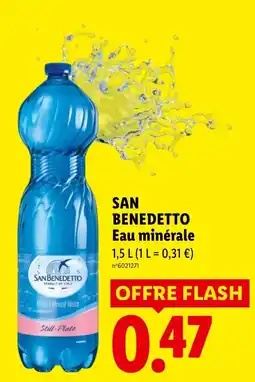 Lidl SAN BENEDETTO Eau minérale offre