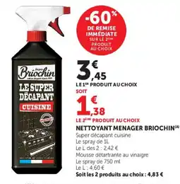 Super U Briochin LE SUPER DÉCAPANT CUISINE offre