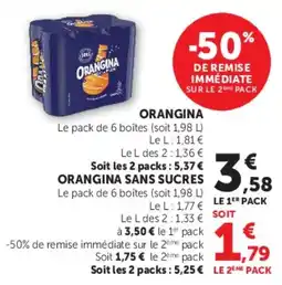 Hyper U ORANGINA offre