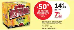 Hyper U Desperados Original offre