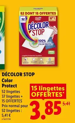 Lidl Décolor Stop Color Protect offre