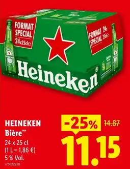 Lidl Heineken Bière offre