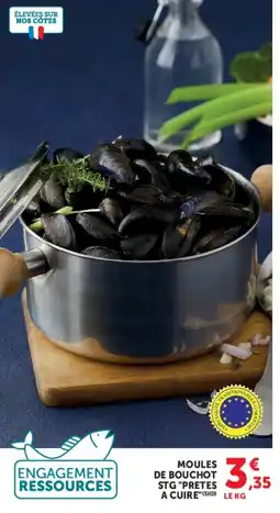 Super U MOULES DE BOUCHOT STG offre