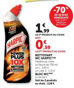 Hyper U Harpic Power Plus 10x offre