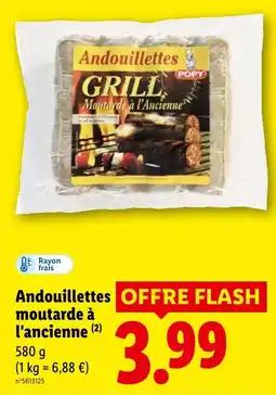 Lidl POPY Andouillettes offre