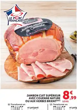 Hyper U Brient Jambon supérieur le Croustill offre