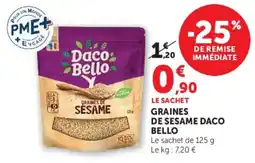Hyper U Daco Bello Graines de Sésame offre