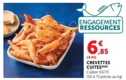 Hyper U CREVETTES CUITES offre