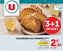 Hyper U U CHAUSSONS AUX POMMES offre