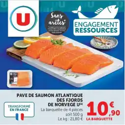 Super U U Pave de saumon atlantique offre