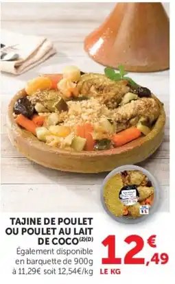 Hyper U Tajine de Poulet offre