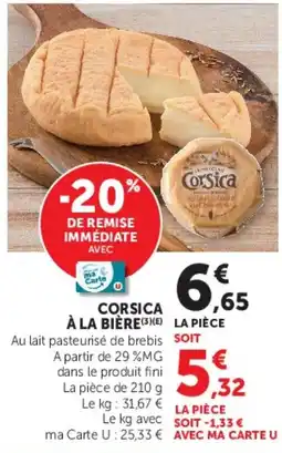 Hyper U Corsica À la Bière offre