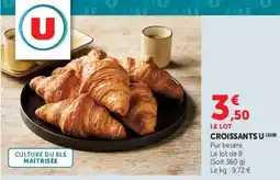 Hyper U CROISSANTS U offre