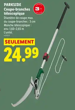 Lidl PARKSIDE Coupe-branches télescopique offre