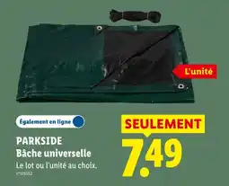 Lidl PARKSIDE Bâche universelle offre