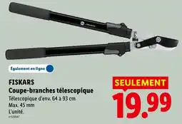 Lidl FISKARS Coupe-branches télescopique offre