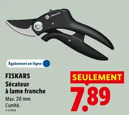 Lidl FISKARS Sécateur à lame franche offre