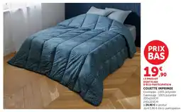 Hyper U COUETTE IMPRIMEE offre