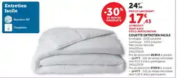 Hyper U COUETTE ENTRETIEN FACILE offre