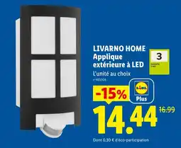 Lidl LIVARNO HOME Applique extérieure à LED offre