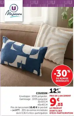 Hyper U U Maison COUSSIN offre