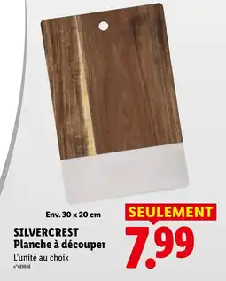 Lidl SILVERCREST Planche à découper offre