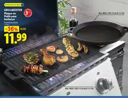 Lidl GRILLMEISTER Plaque ou Poêle pour barbecue offre