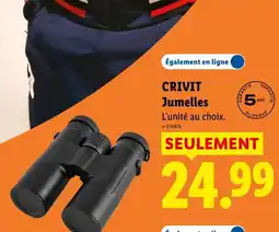 Lidl CRIVIT Jumelles offre