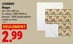 Lidl LIVARNO Nappe offre