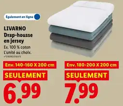 Lidl LIVARNO Drap-housse en jersey offre