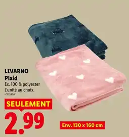 Lidl LIVARNO Plaid offre