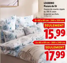 Lidl LIVARNO Parure de lit offre