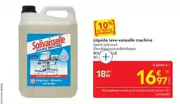 METRO Solivaisselle liquide machine offre