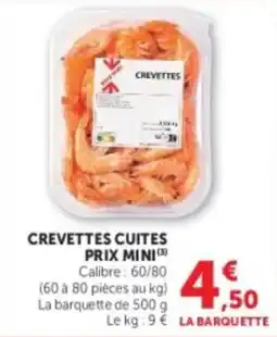 U Express CREVETTES CUITES offre
