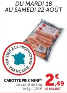 U Express Carotte Prix Mini offre