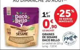 U Express Daco Bello Graines de sesame offre