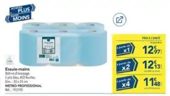 METRO PROFESSIONAL Essuie-mains