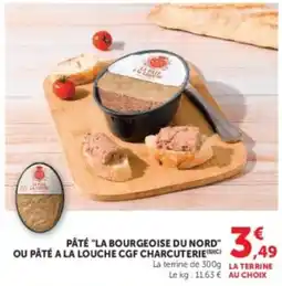 U Express PÂTÉ LA BOURGEOISE DU NORD offre