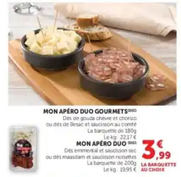 U Express MON APÉRO DUO GOURMETS offre