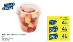 METRO Pot à dessert avec couvercle offre