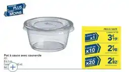METRO Pot à sauce avec couvercle offre