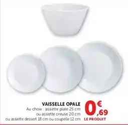 Super U VAISSELLE OPALE offre