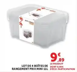 Super U BOITE CLIPABLE offre