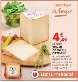 U Express OTTAVI Tomme de brebis offre